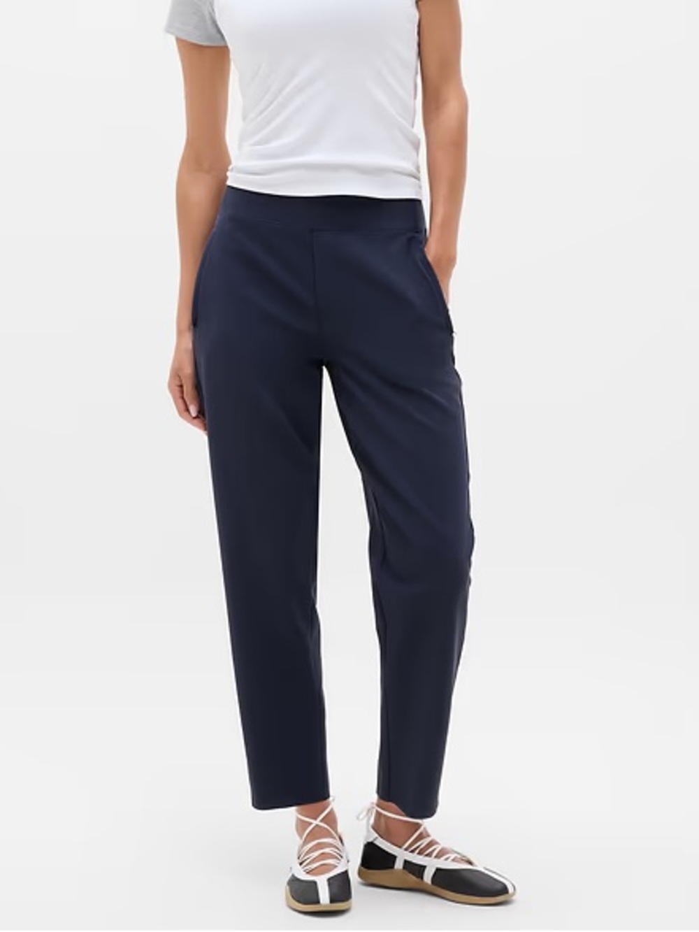 Athleta Endless High Rise Pant | Navy | 10